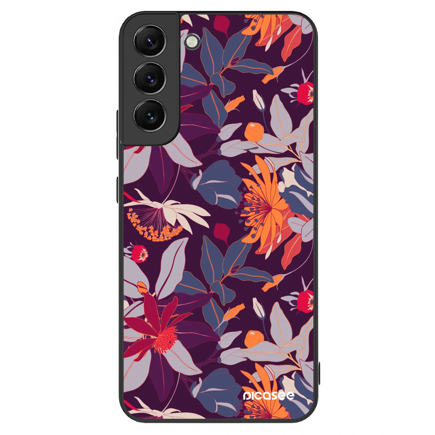 Picasee ULTIMATE CASE na Samsung Galaxy S22+ 5G - Purple Leaf