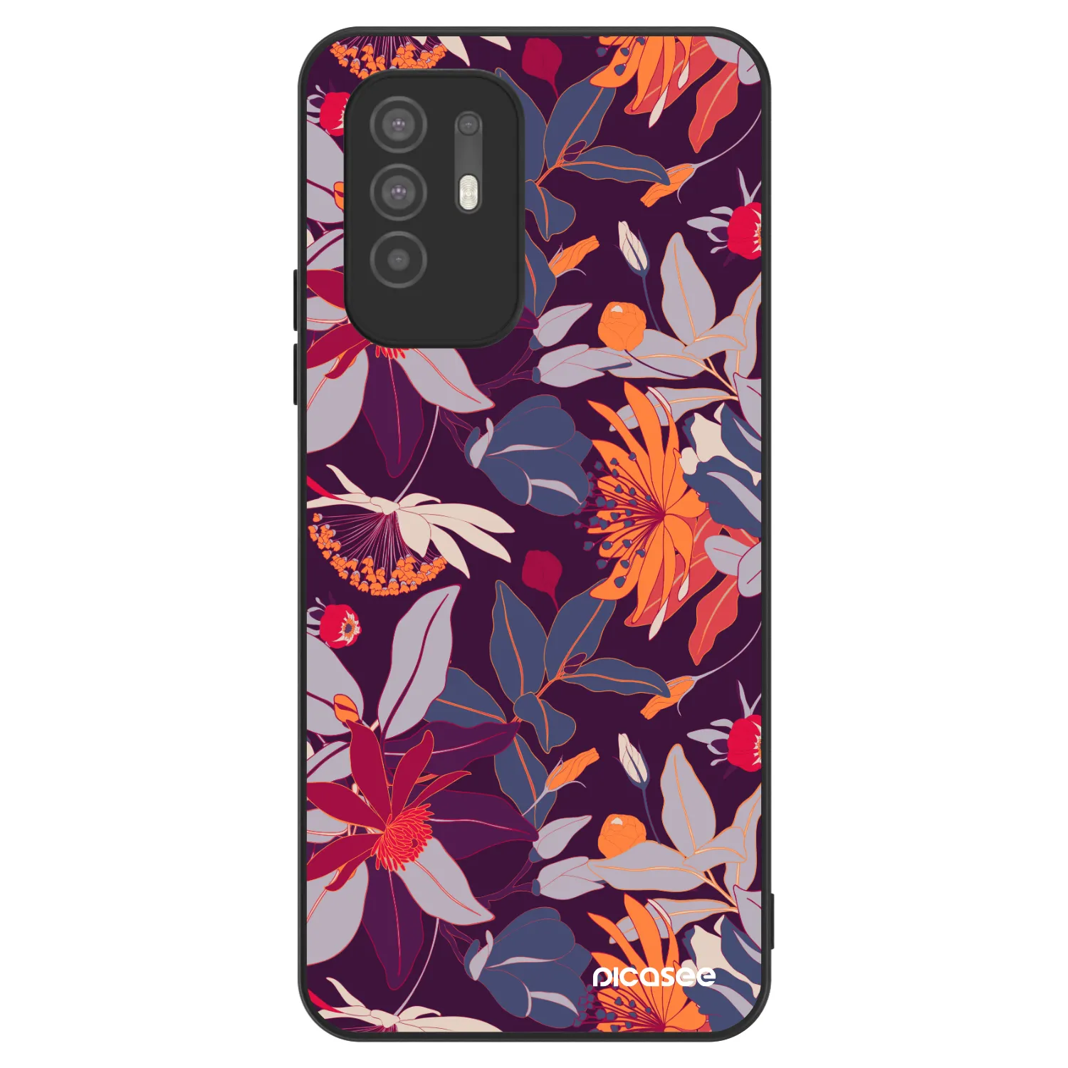 Picasee ULTIMATE CASE na OPPO A94 5G - Purple Leaf
