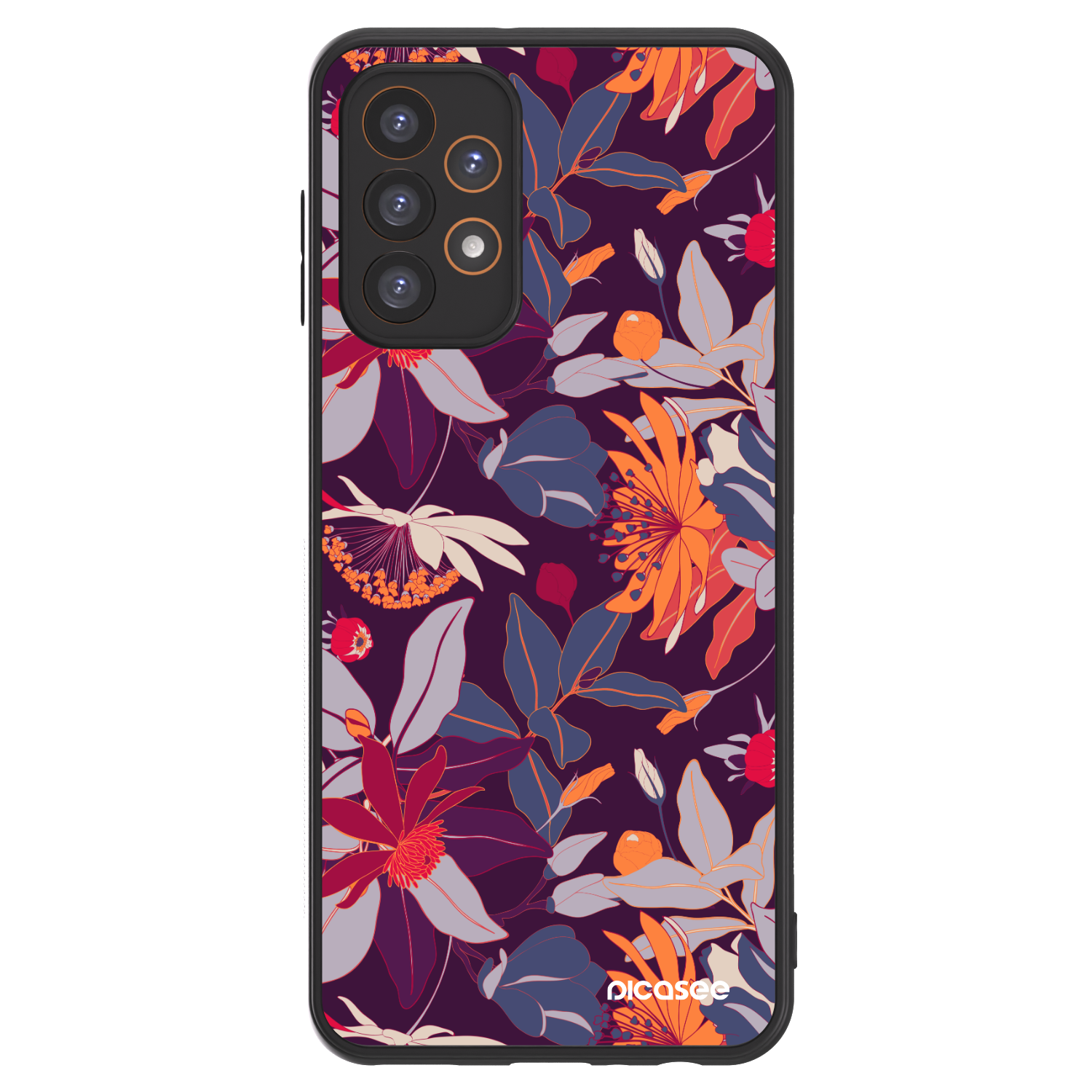 Picasee ULTIMATE CASE na Samsung Galaxy A23 A236B 5G - Purple Leaf