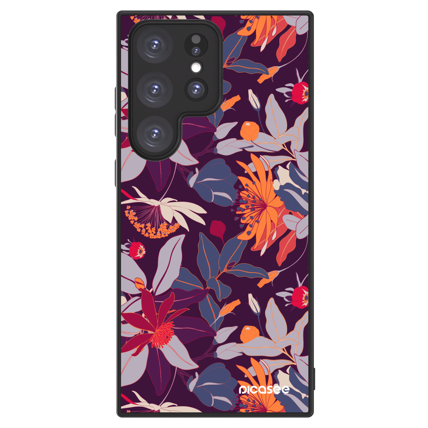 Picasee ULTIMATE CASE na Samsung Galaxy S23 Ultra 5G - Purple Leaf