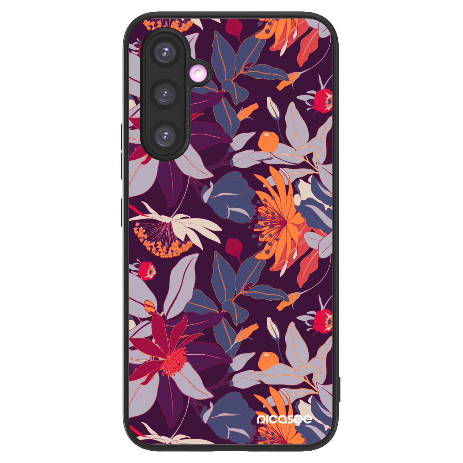 Picasee ULTIMATE CASE na Samsung Galaxy A54 5G A546B - Purple Leaf