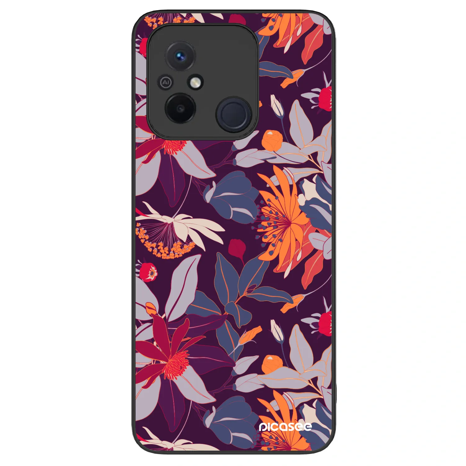 Picasee ULTIMATE CASE na Xiaomi Redmi 12C - Purple Leaf