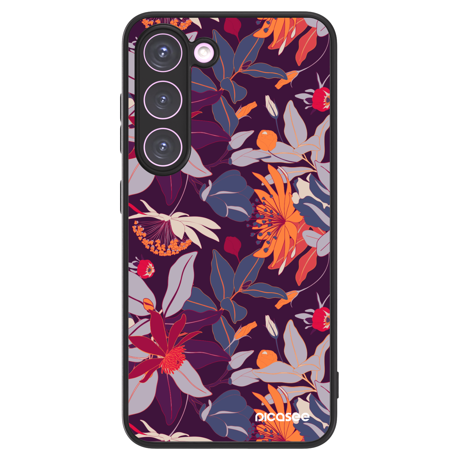 Picasee ULTIMATE CASE PowerShare pro Samsung Galaxy S23 5G - Purple Leaf