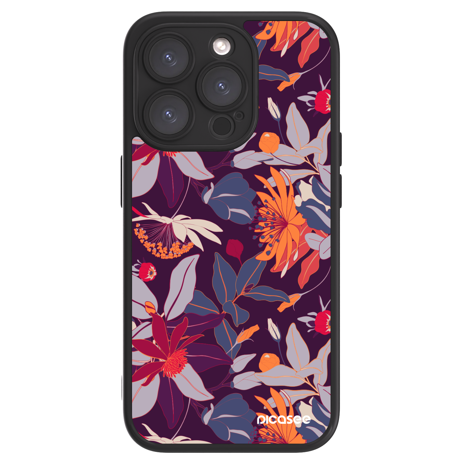 Picasee ULTIMATE CASE na Apple iPhone 15 Pro - Purple Leaf