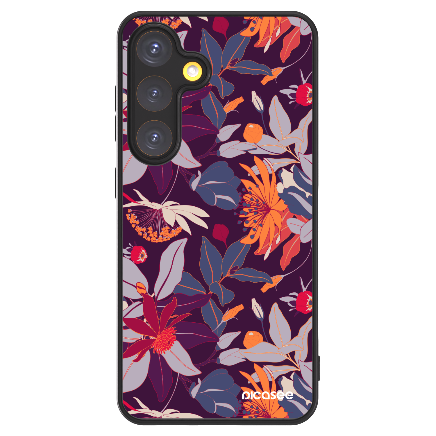 Picasee ULTIMATE CASE na Samsung Galaxy S24 S921B 5G - Purple Leaf