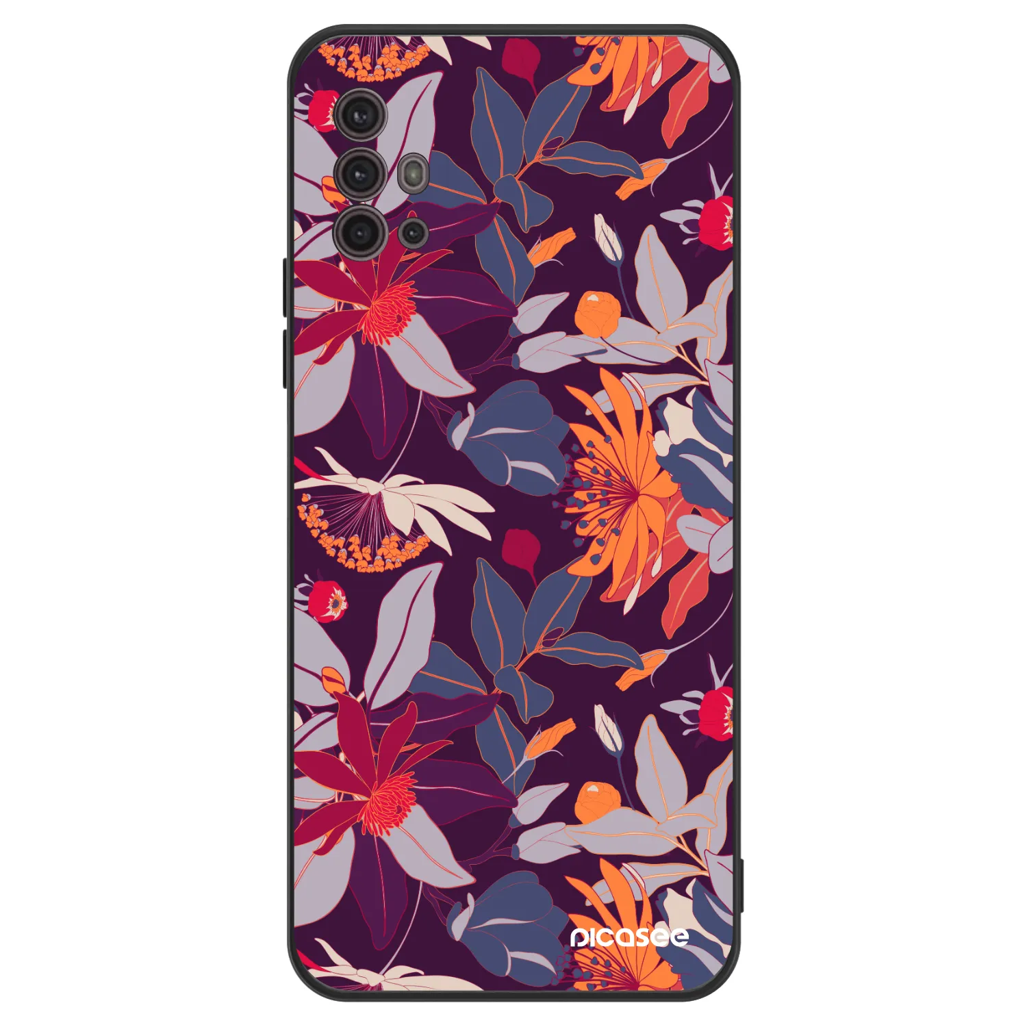 Picasee ULTIMATE CASE na Motorola Moto G30 - Purple Leaf