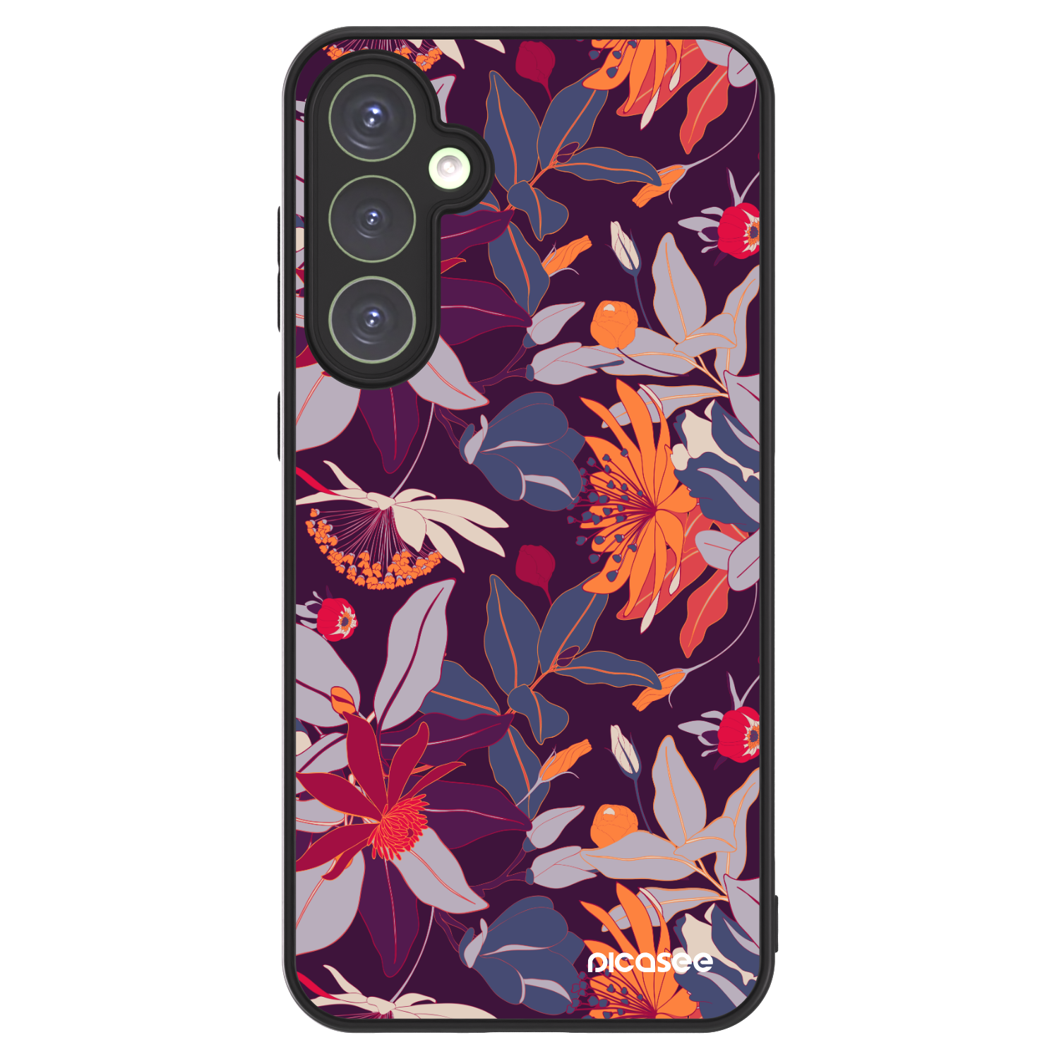 Picasee ULTIMATE CASE PowerShare pro Samsung Galaxy S23 FE S711B - Purple Leaf
