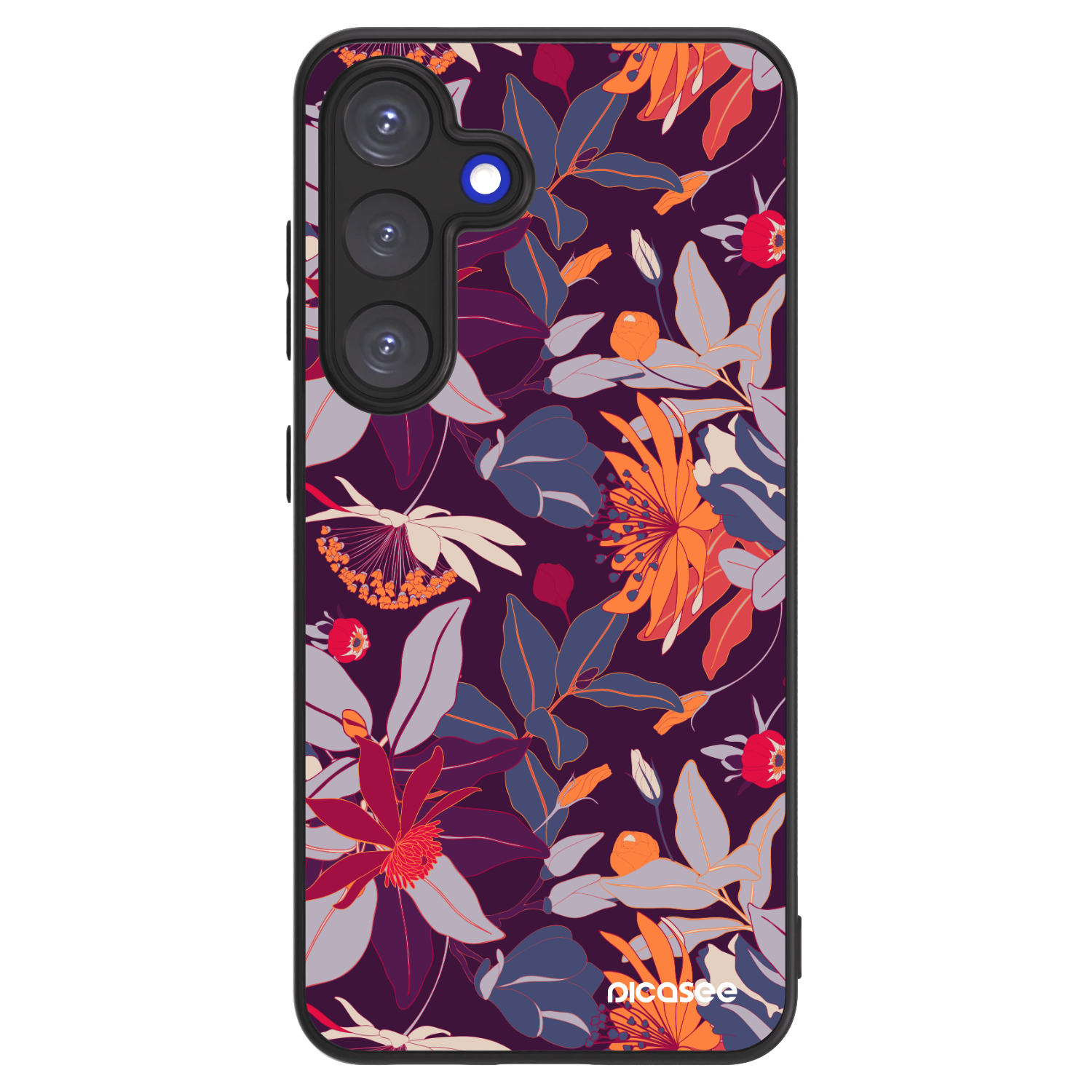 Picasee ULTIMATE CASE na Samsung Galaxy A25 A256B 5G - Purple Leaf
