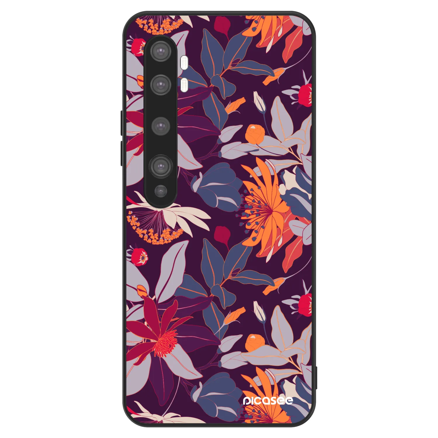 Picasee ULTIMATE CASE na Xiaomi Mi Note 10 (Pro) - Purple Leaf