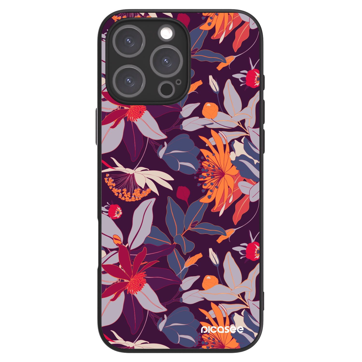 Picasee ULTIMATE CASE MagSafe pro Apple iPhone 16 Pro Max - Purple Leaf