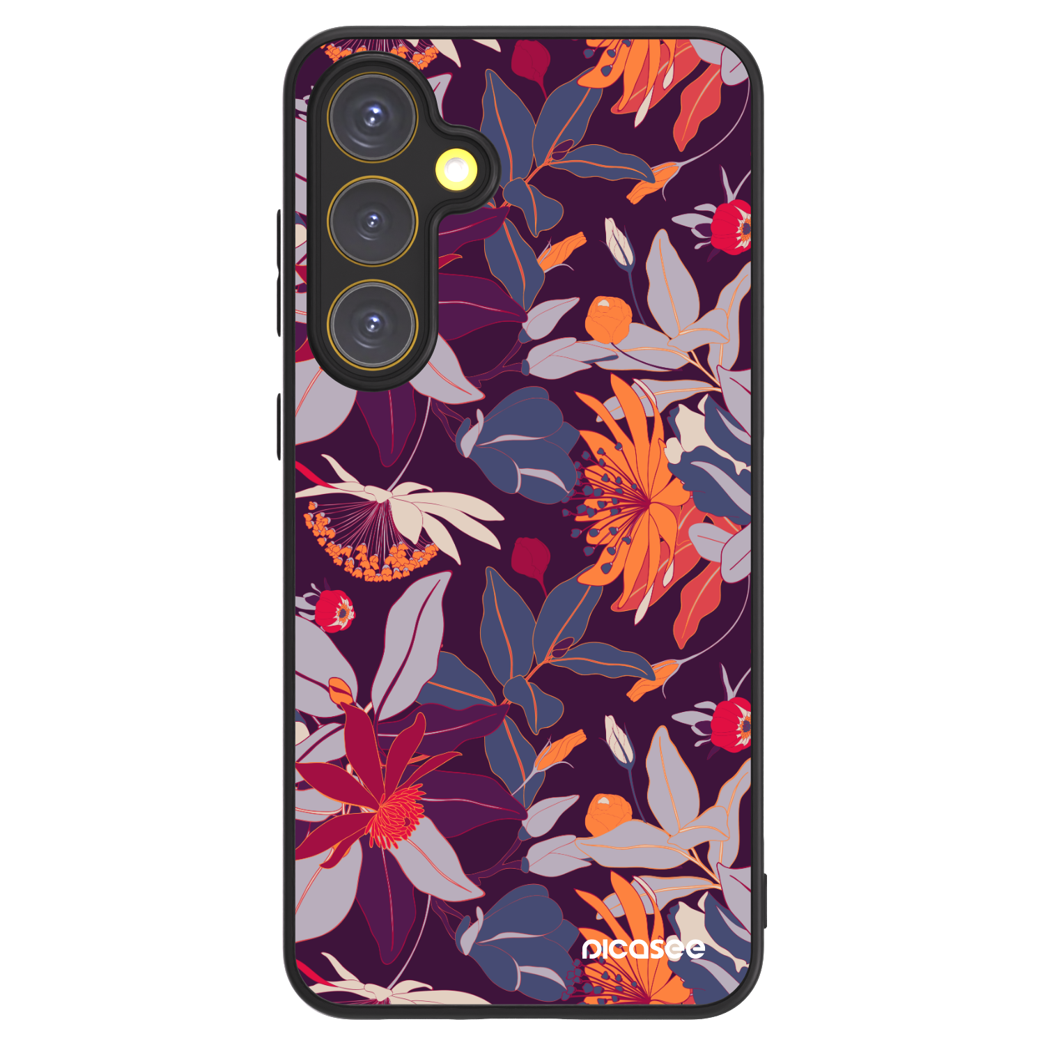 Picasee ULTIMATE CASE na Samsung Galaxy S24 FE S721B - Purple Leaf