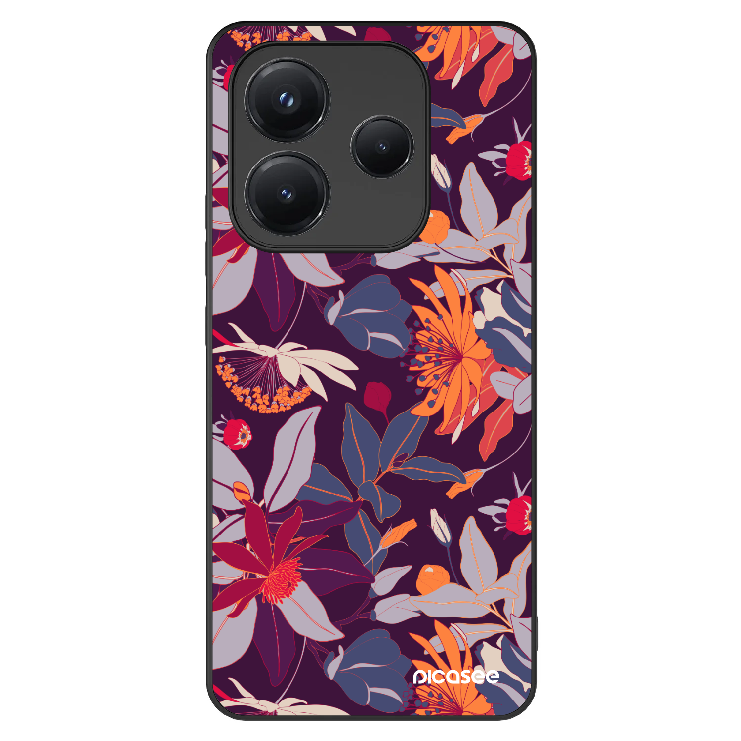 Picasee ULTIMATE CASE na Xiaomi Redmi Note 14 5G - Purple Leaf