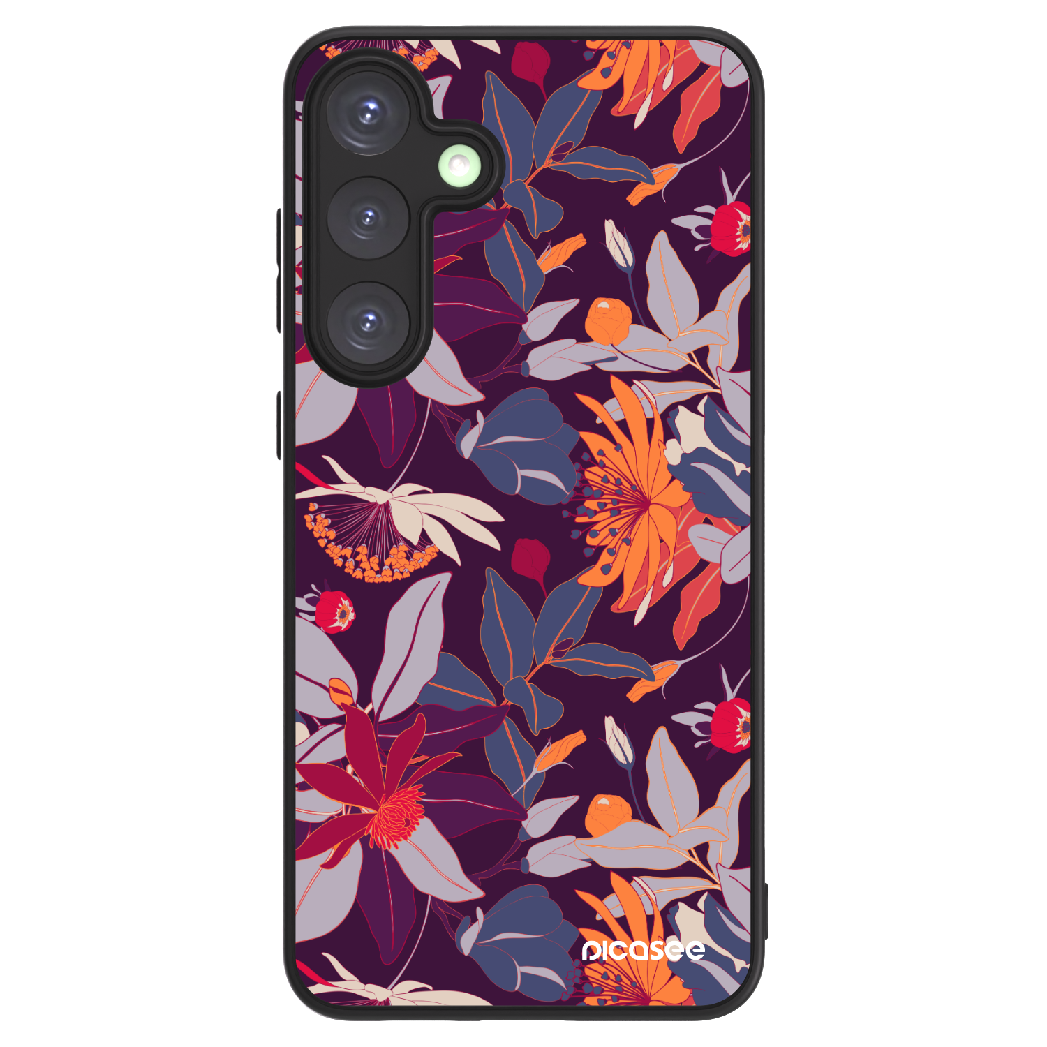 Picasee ULTIMATE CASE PowerShare pro Samsung Galaxy S25+ 5G - Purple Leaf