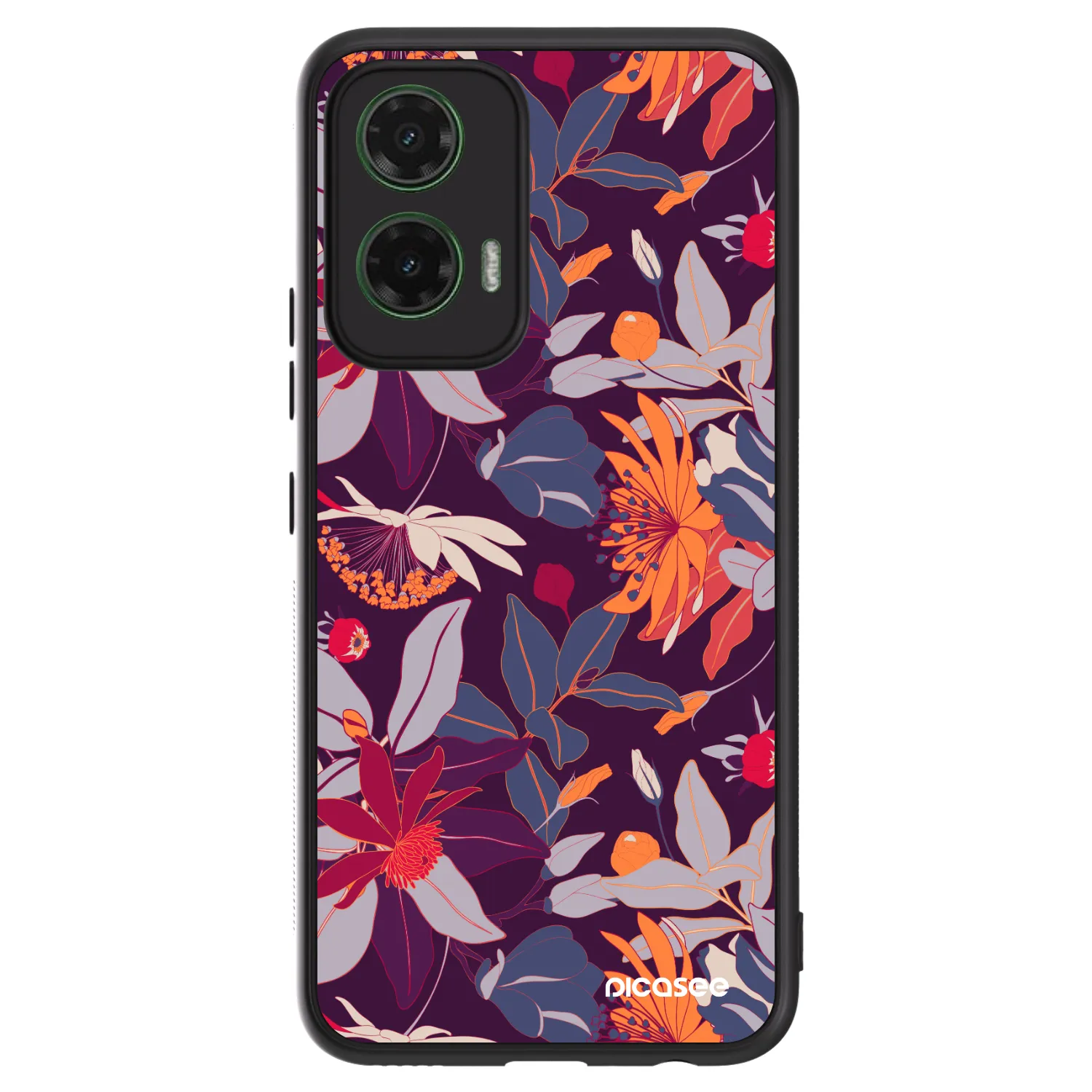 Picasee ULTIMATE CASE na Motorola Moto G35 5G - Purple Leaf