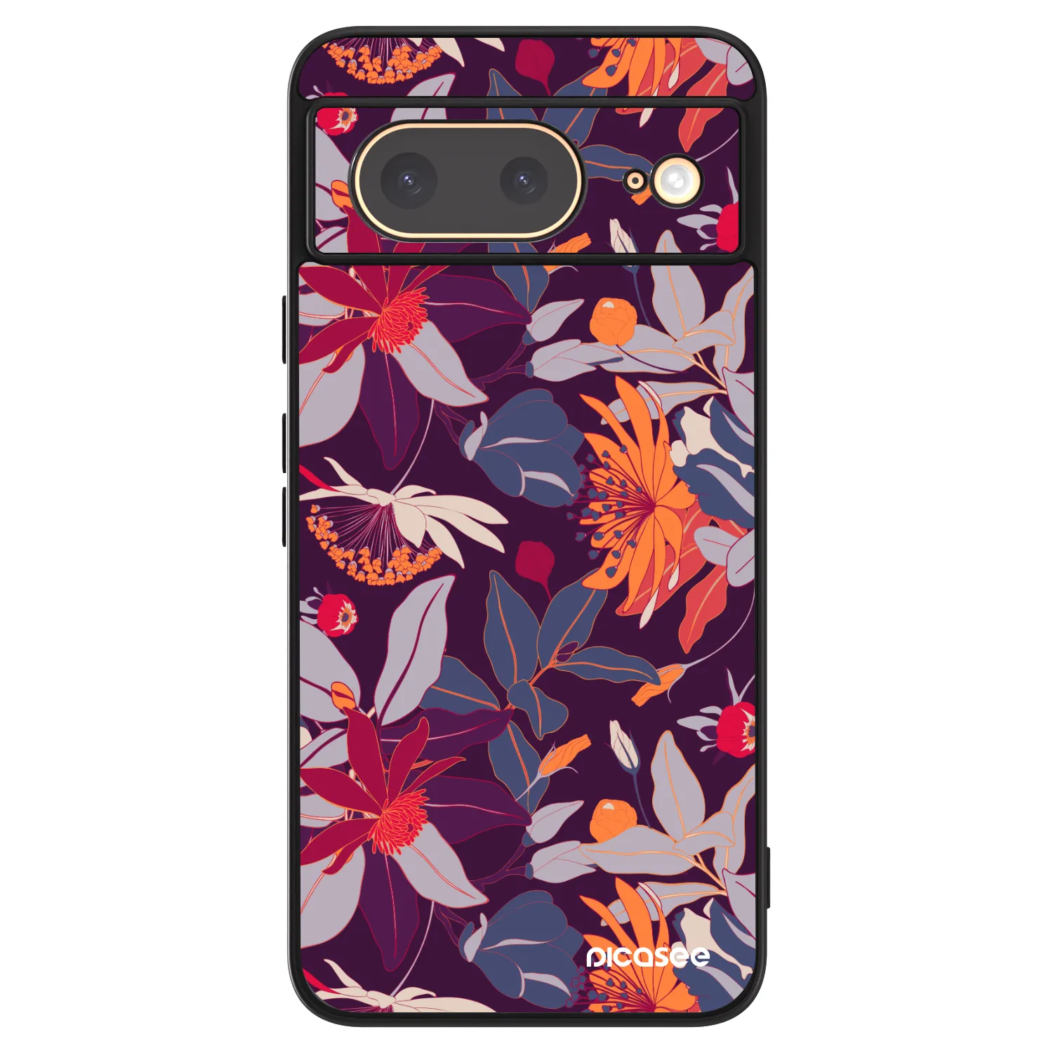 Picasee ULTIMATE CASE na Google Pixel 8 - Purple Leaf
