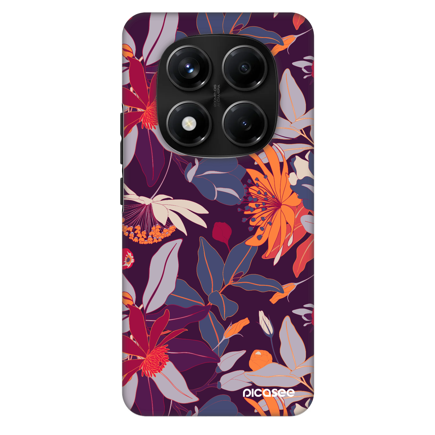 Picasee Fashion Case na Xiaomi Redmi Note 14 Pro+ 5G - Purple Leaf