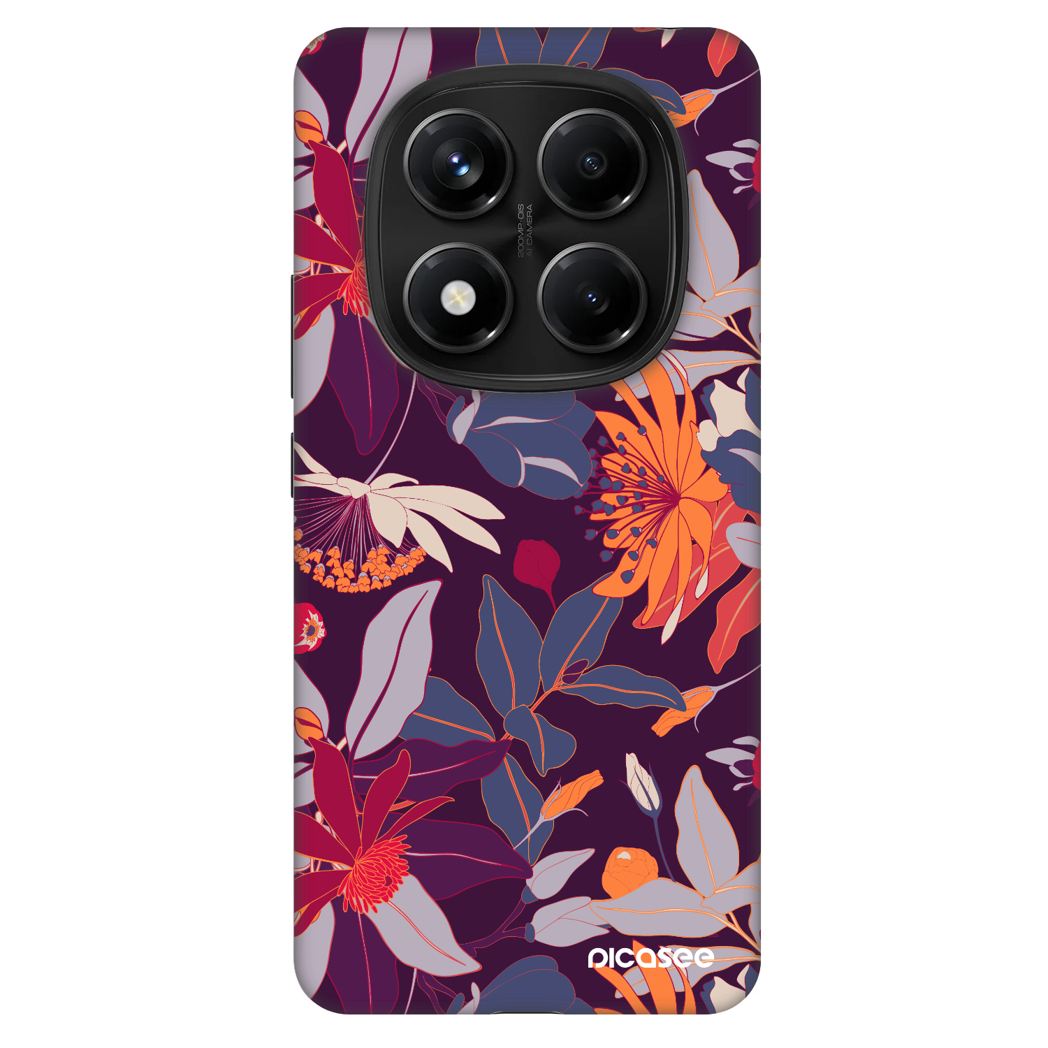 Picasee Fashion Case na Xiaomi Redmi Note 14 Pro 5G - Purple Leaf