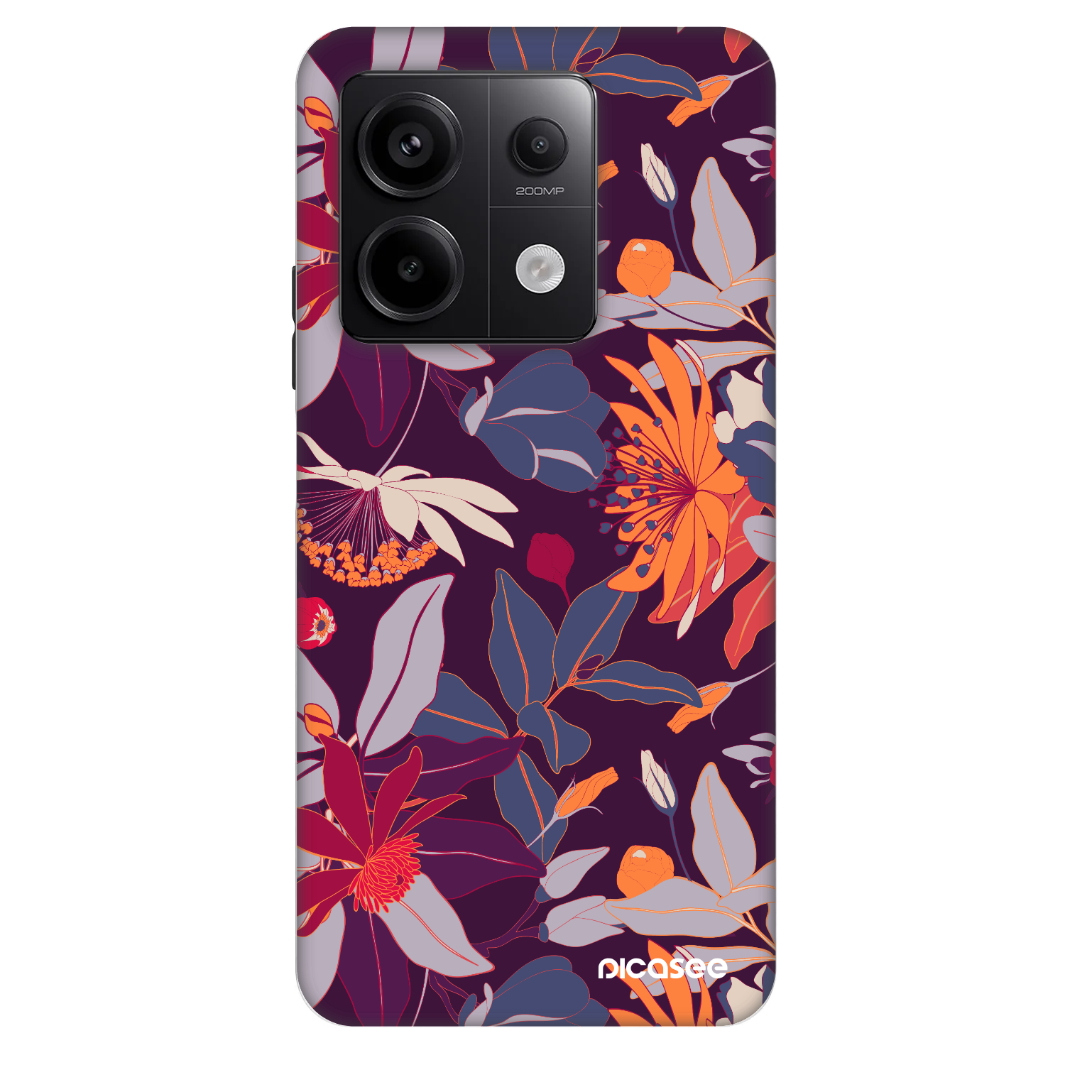 Picasee Fashion Case na Xiaomi Redmi Note 13 Pro 5G - Purple Leaf