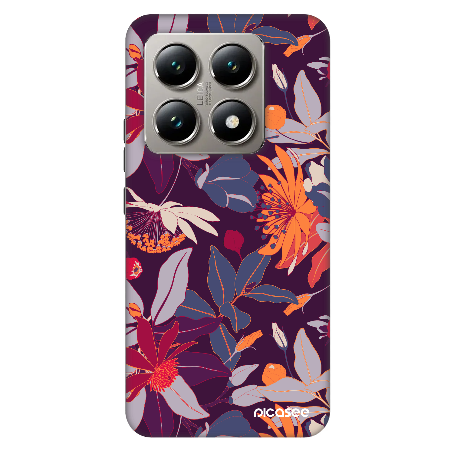 Picasee Fashion Case na Xiaomi 14T Pro - Purple Leaf