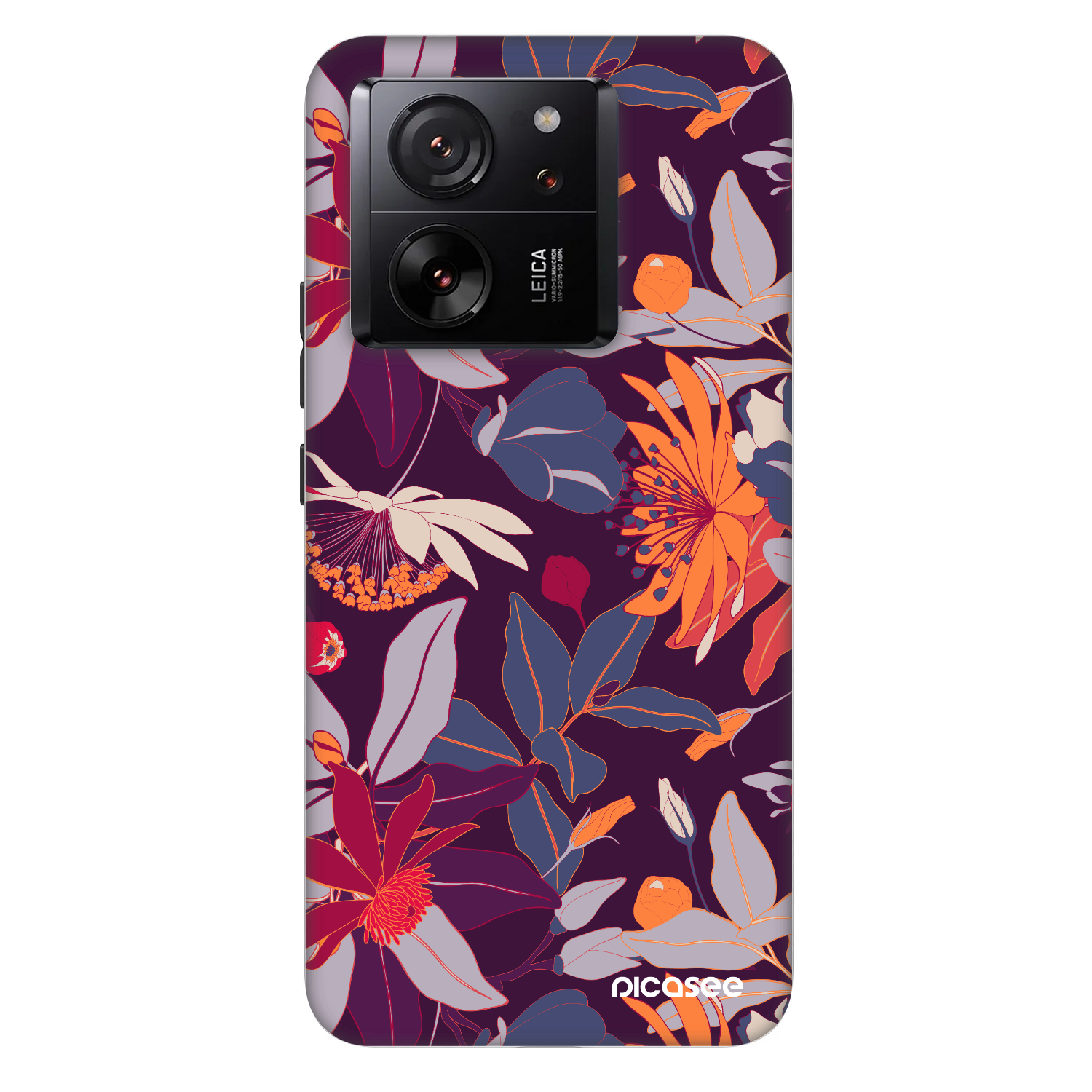 Picasee Fashion Case na Xiaomi 13T Pro - Purple Leaf