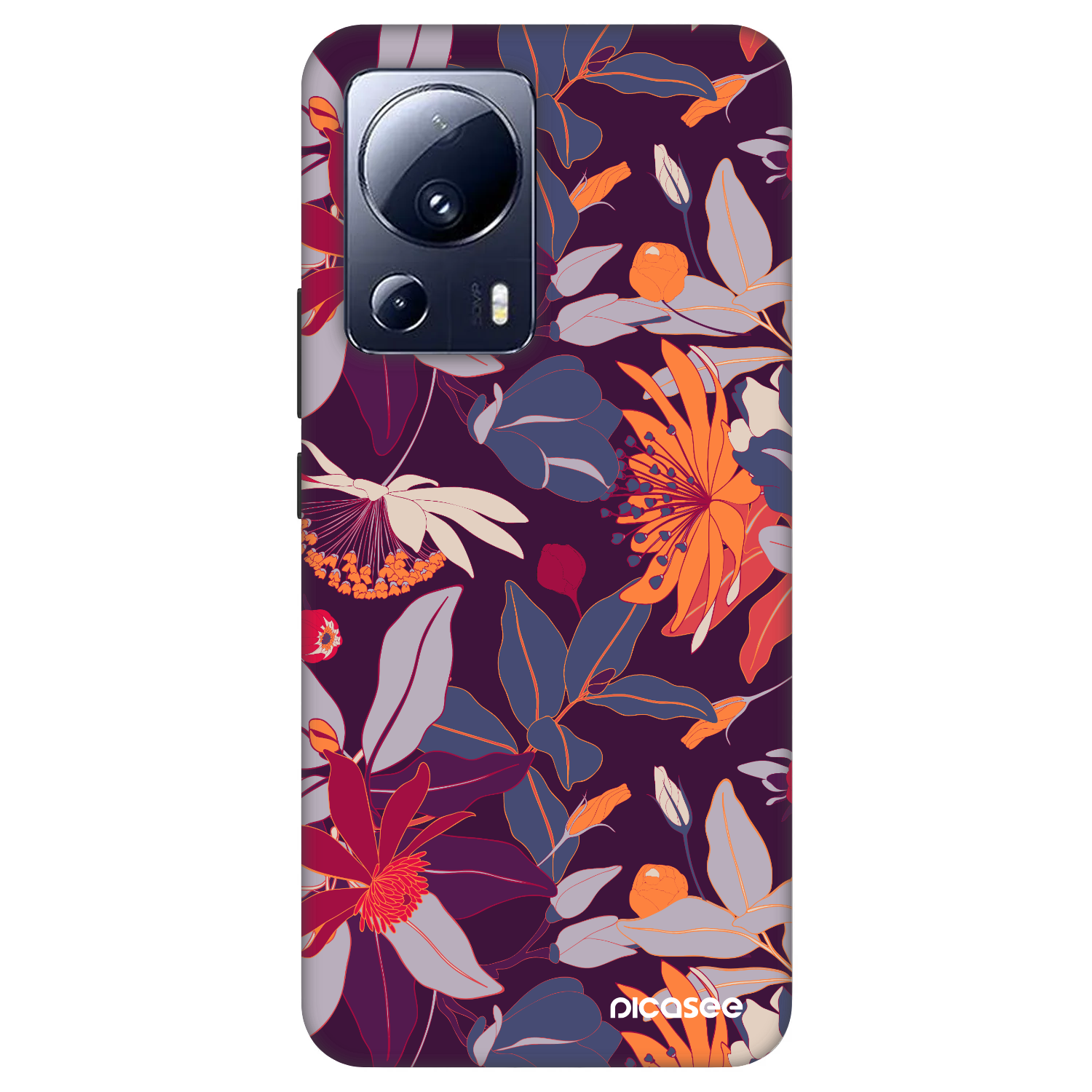 Picasee Fashion Case na Xiaomi 13 Lite - Purple Leaf