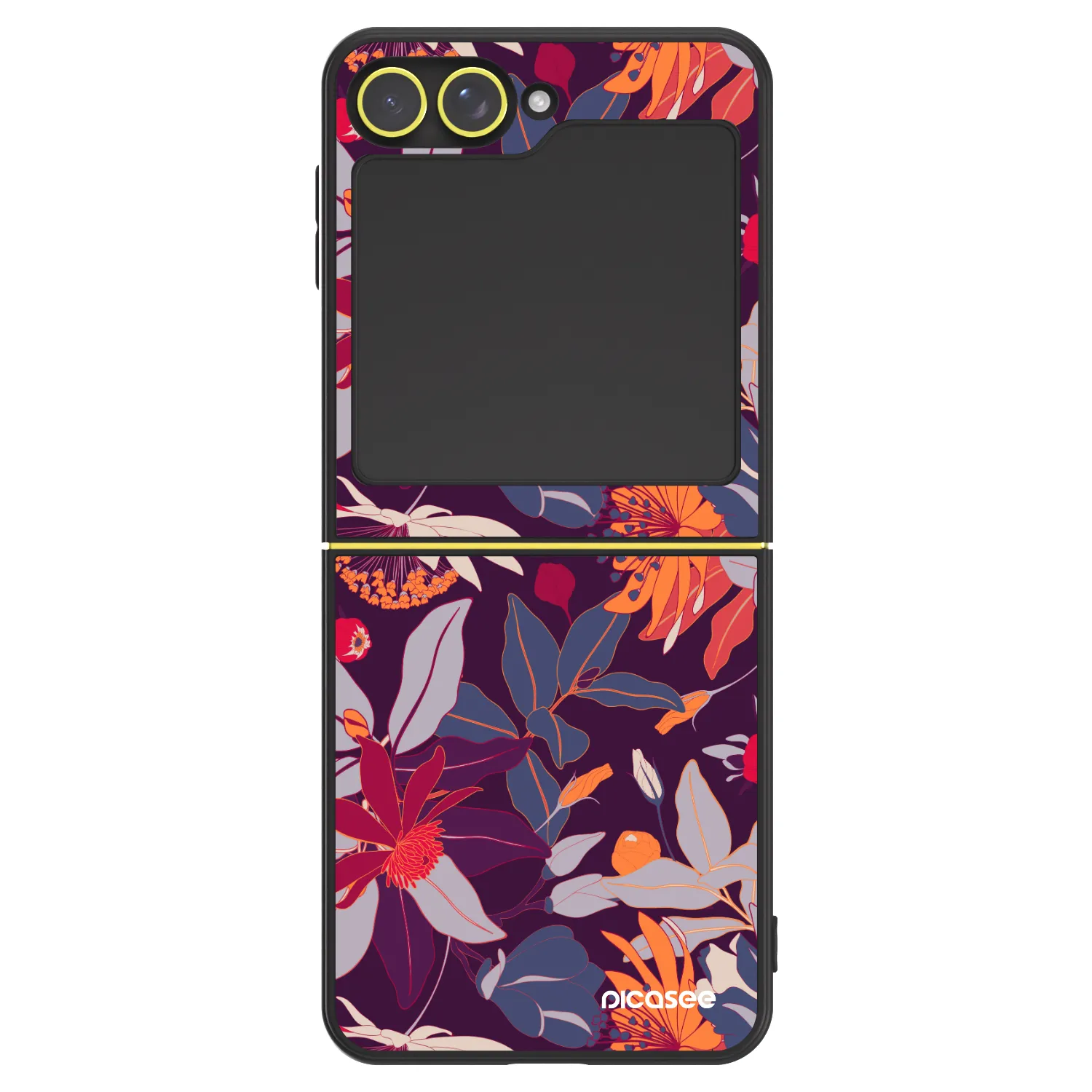 Picasee ULTIMATE CASE na Samsung Galaxy Z Flip7 FE 5G - Purple Leaf
