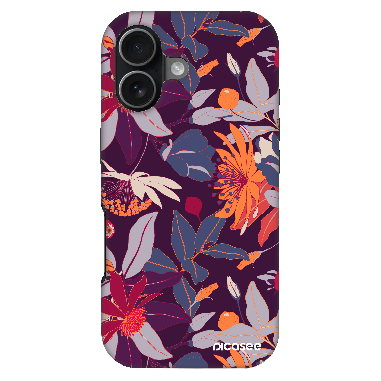Picasee Fashion Case MagSafe na Apple iPhone 17 - Purple Leaf