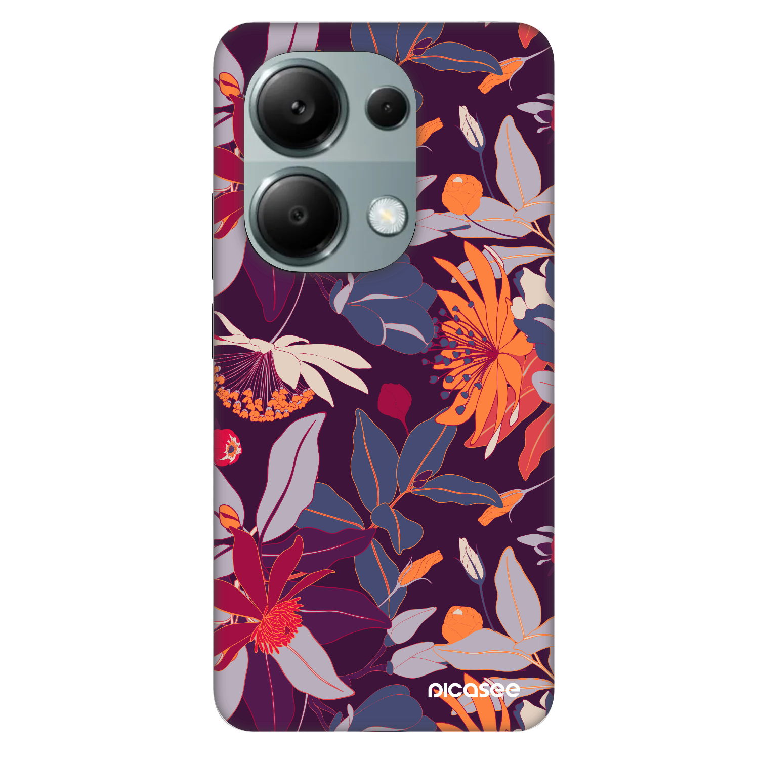Picasee Fashion Case na Xiaomi Redmi Note 13 Pro 4G - Purple Leaf