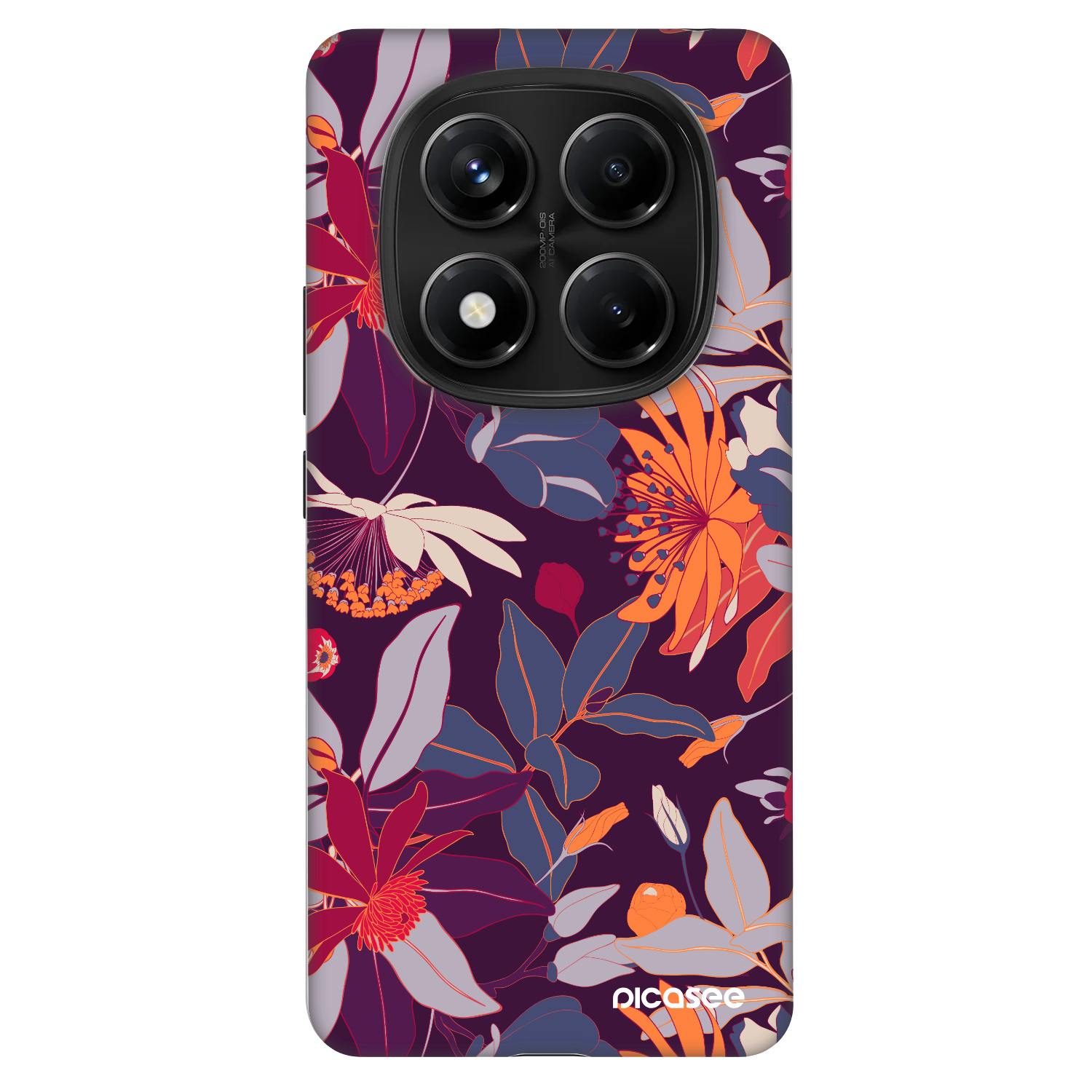 Picasee Fashion Case na Xiaomi Redmi Note 14 Pro 4G - Purple Leaf