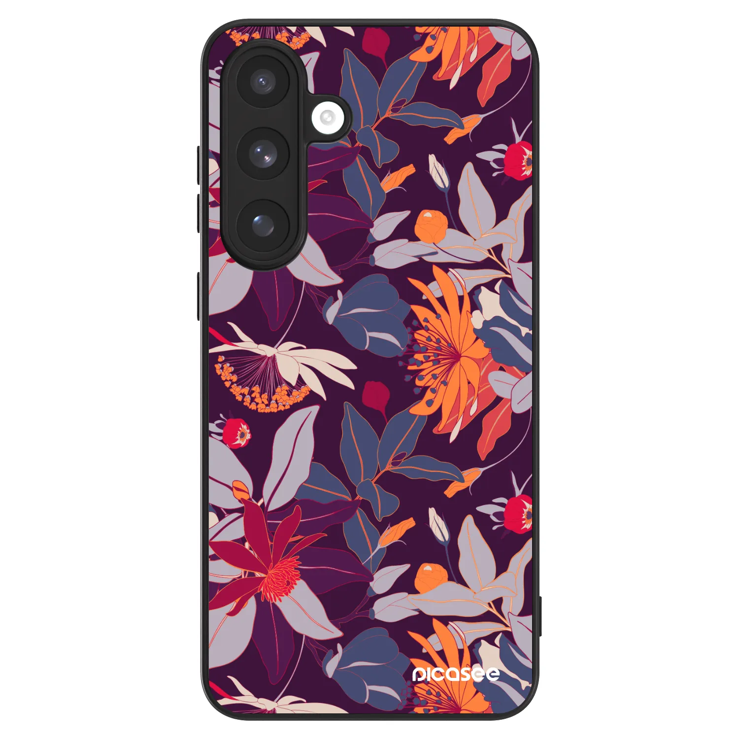 Picasee ULTIMATE CASE PowerShare pro Samsung Galaxy S25 FE 5G - Purple Leaf