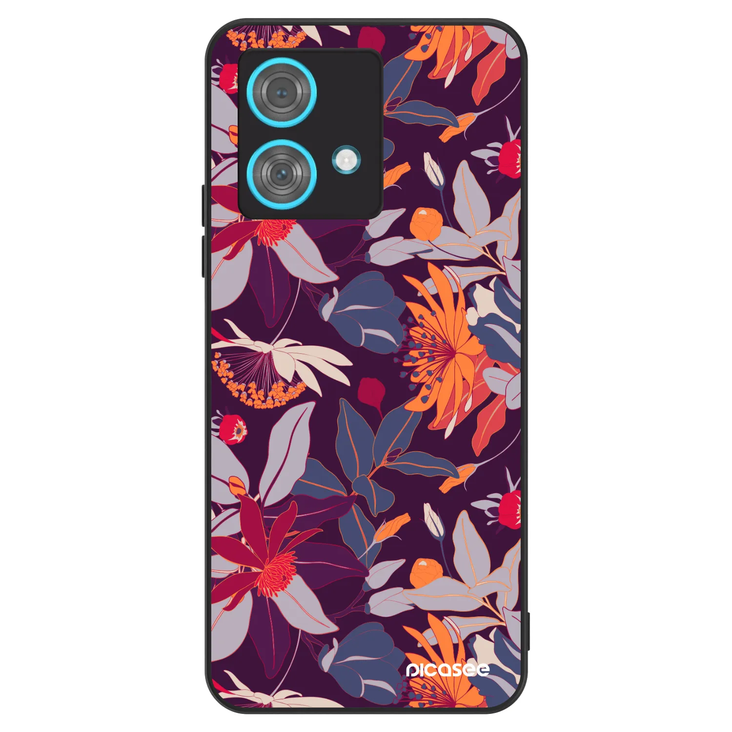 Picasee ULTIMATE CASE na Motorola Edge 40 Neo - Purple Leaf