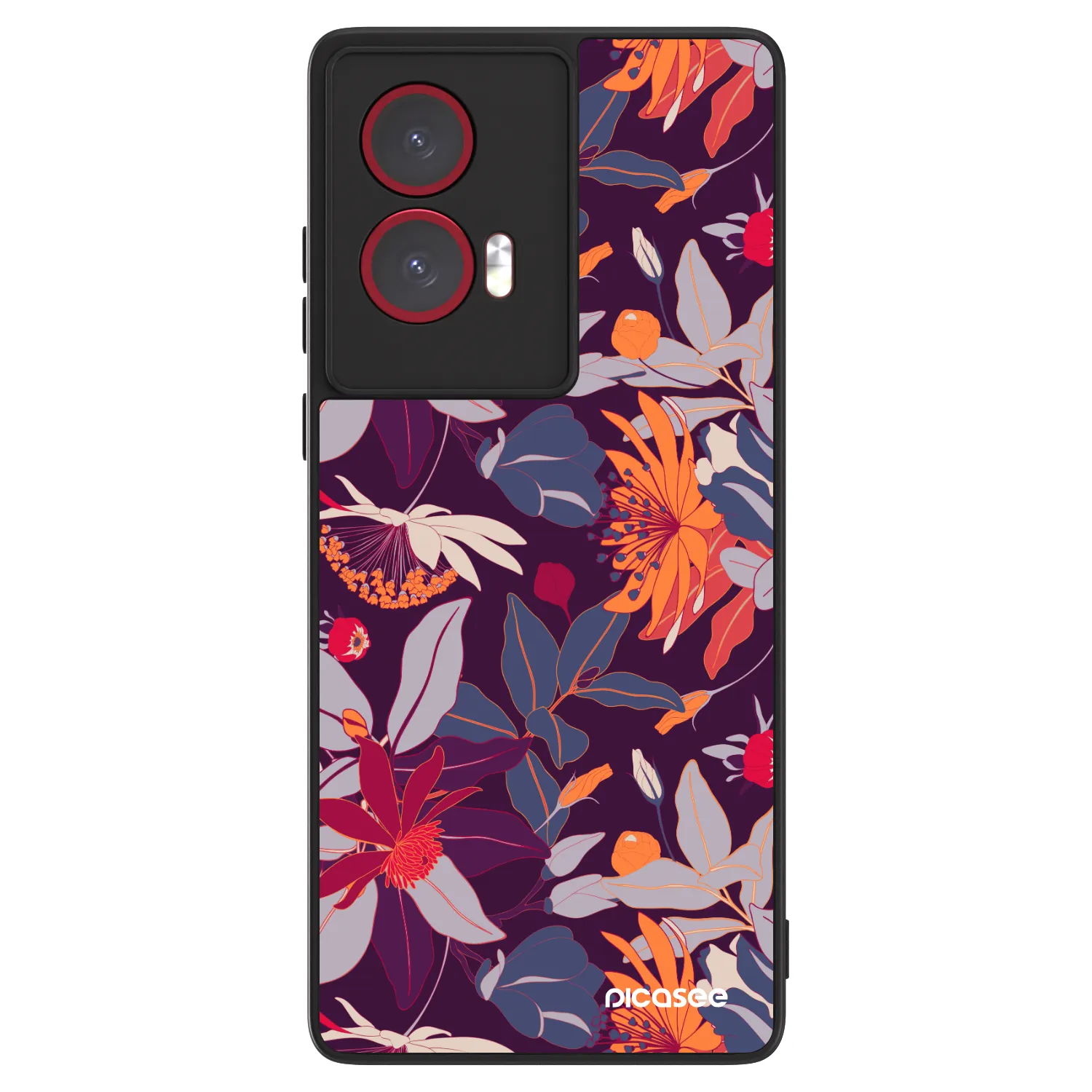Picasee ULTIMATE CASE na Motorola Edge 50 Fusion - Purple Leaf