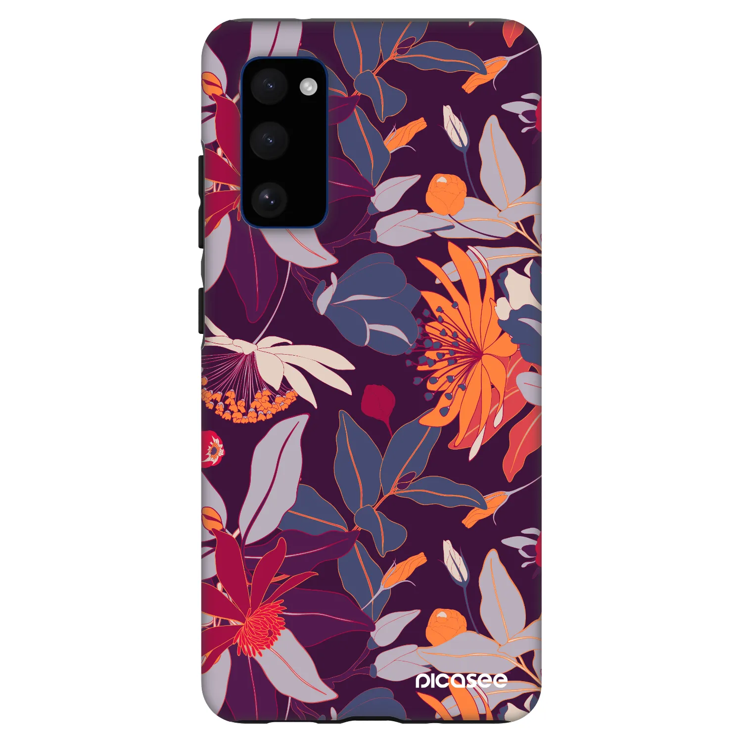 Picasee Fashion Case na Samsung Galaxy S20 FE - Purple Leaf