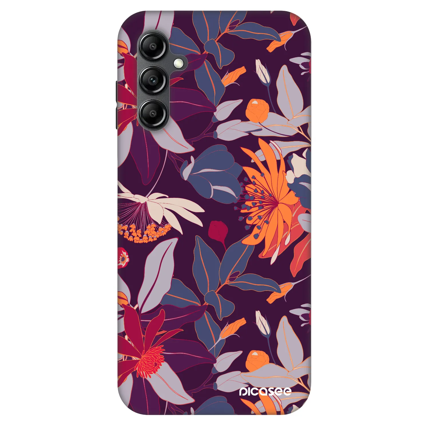 Picasee Fashion Case na Samsung Galaxy A16 4G - Purple Leaf