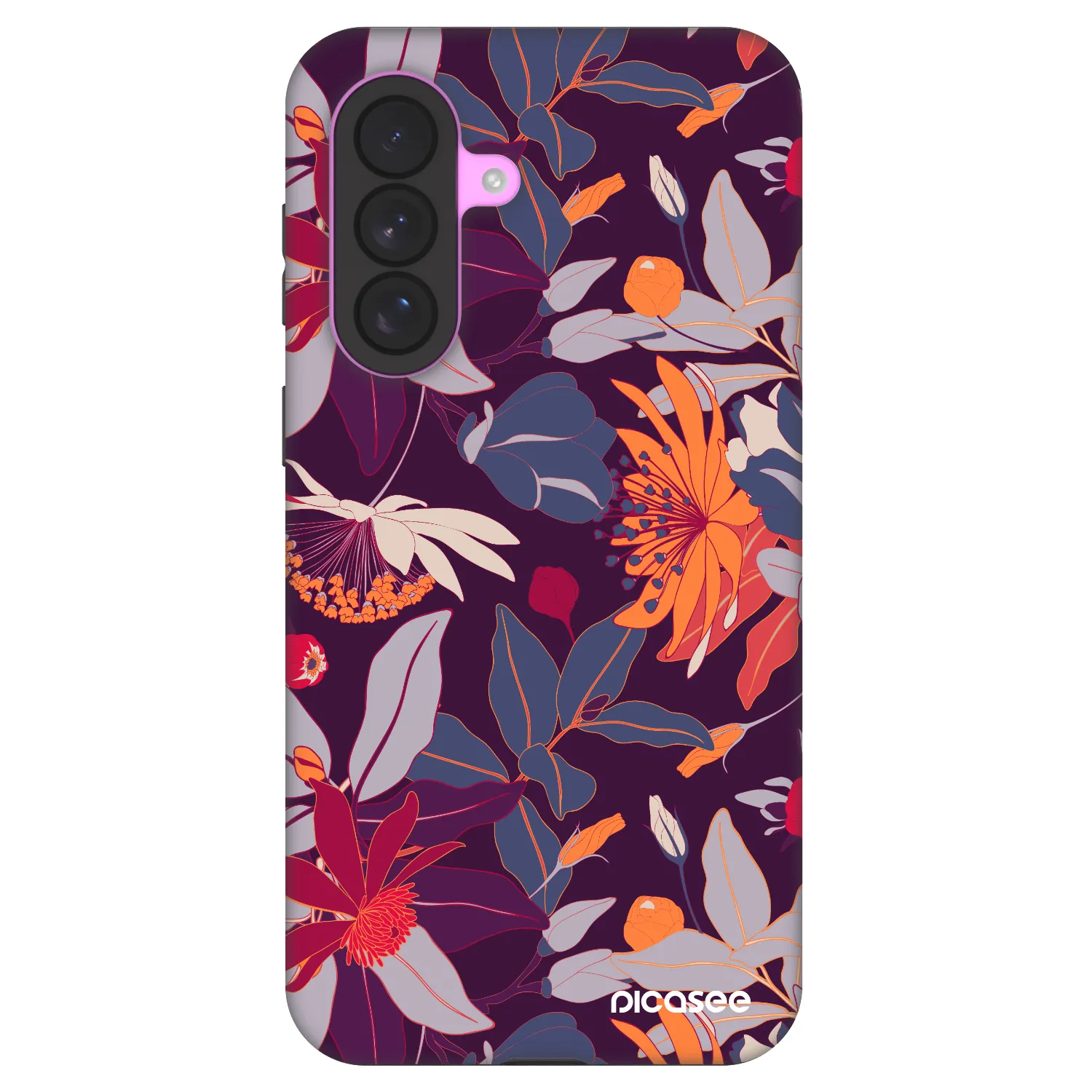Picasee Fashion Case na Samsung Galaxy A37 - Purple Leaf