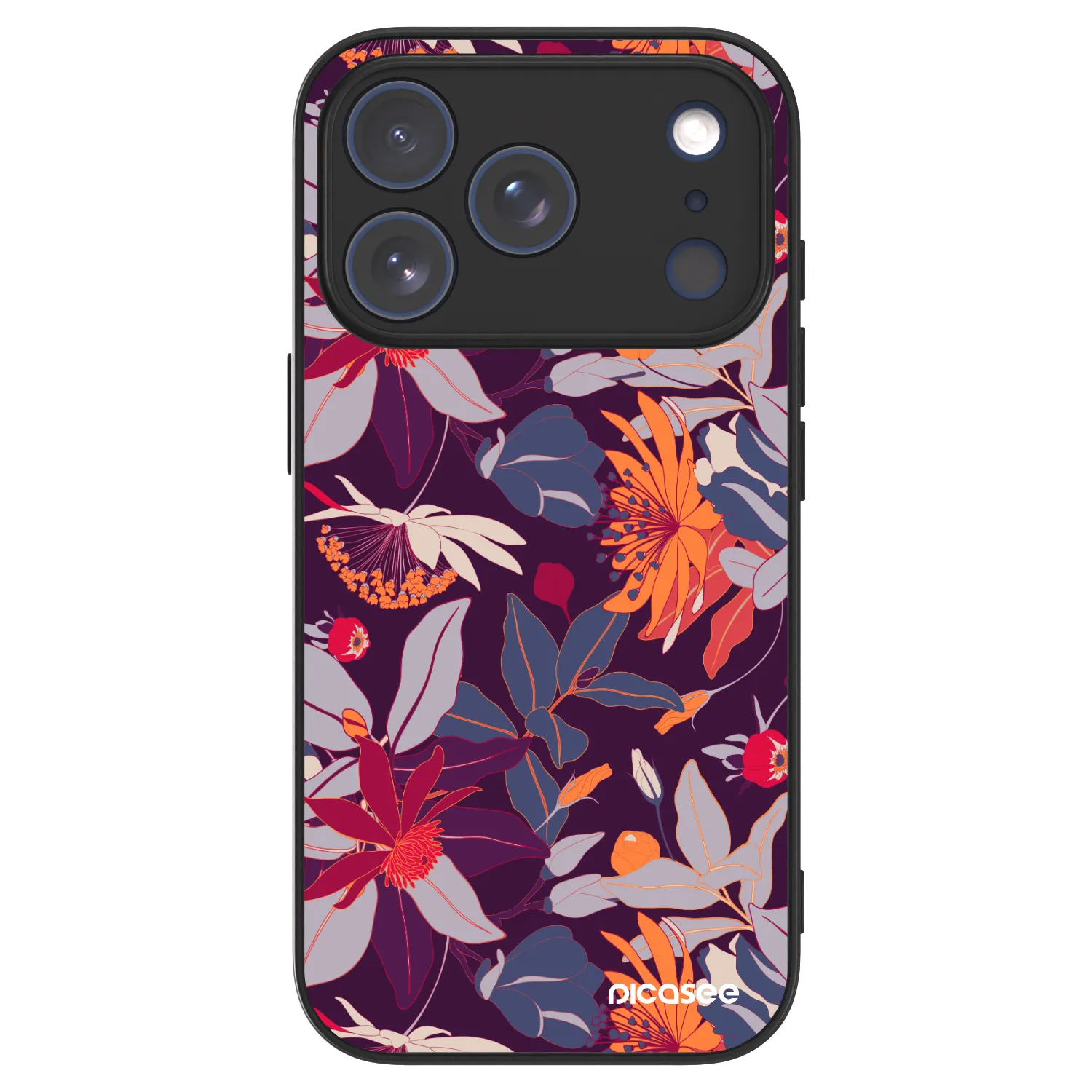Picasee ULTIMATE CASE MagSafe pro Apple iPhone 18 Pro - Purple Leaf