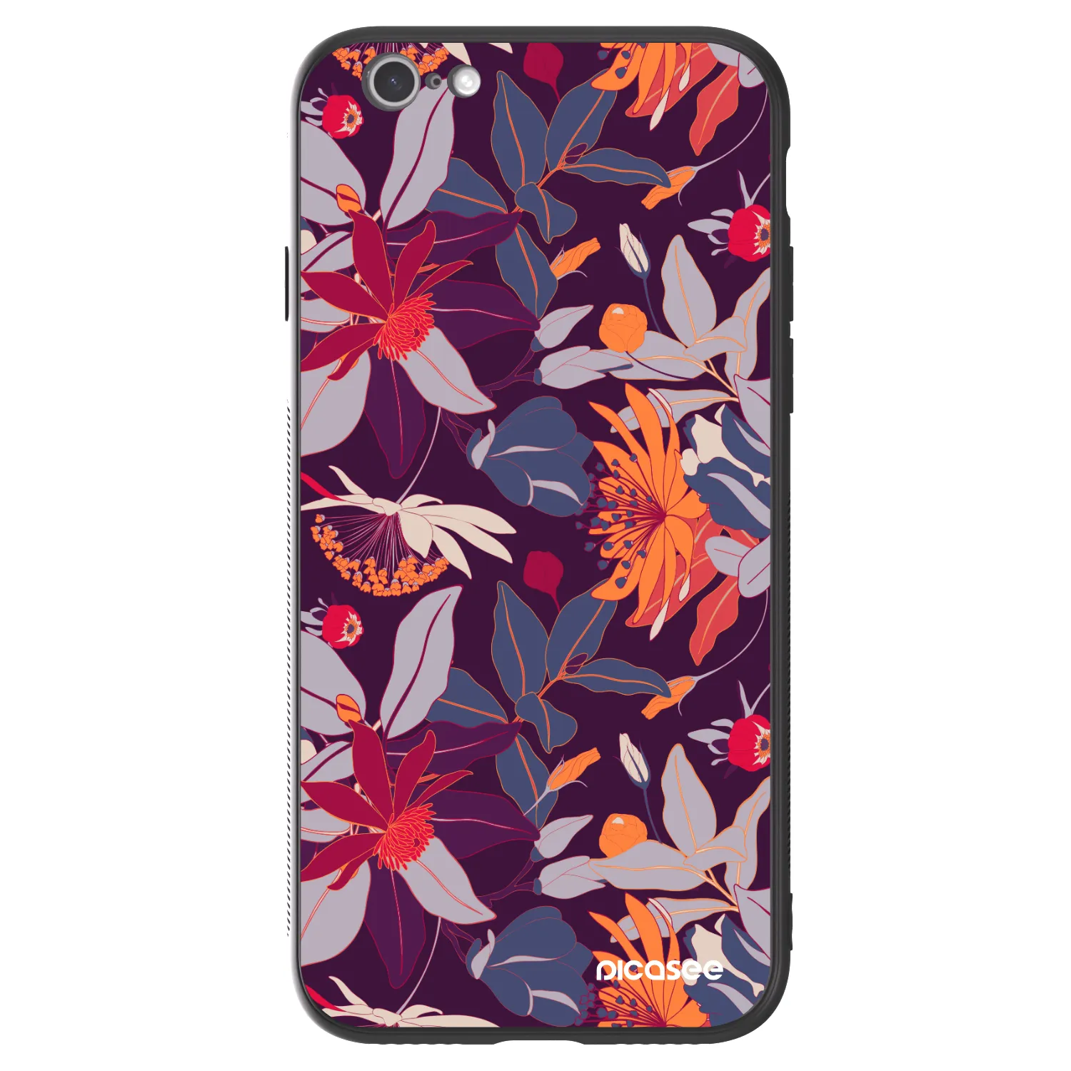 Picasee ULTIMATE CASE na Apple iPhone 6/6S - Purple Leaf