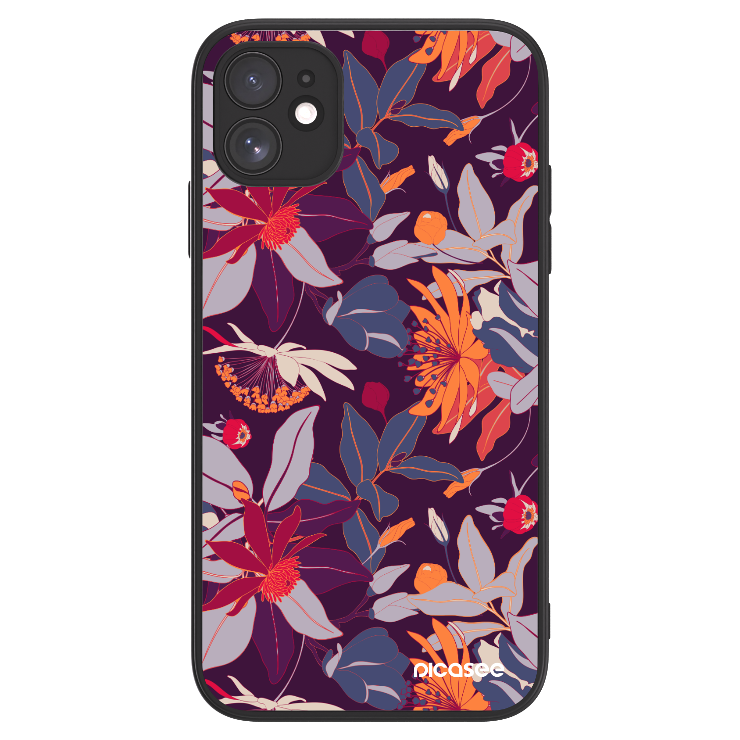 Picasee ULTIMATE CASE na Apple iPhone 11 - Purple Leaf