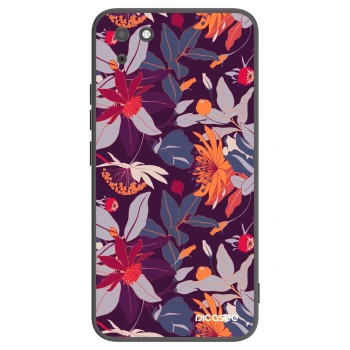 Etui na Huawei Y5P - Purple Leaf
