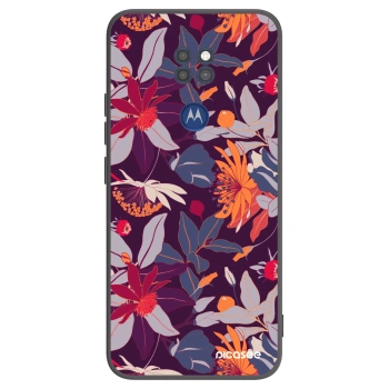 Etui na Motorola Moto G9 Play - Purple Leaf
