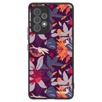 Picasee ULTIMATE CASE na Samsung Galaxy A52 5G A525F - Purple Leaf