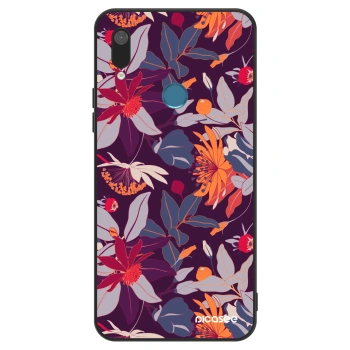 Etui na Huawei Y7 2019 - Purple Leaf