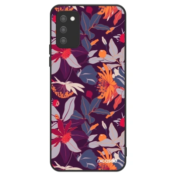Etui na Samsung Galaxy A02s A025G - Purple Leaf