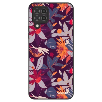 Etui na Samsung Galaxy A22 A225F 4G - Purple Leaf