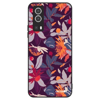 Etui na Vivo Y72 5G - Purple Leaf