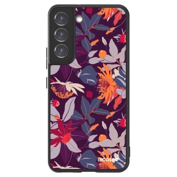Etui na Samsung Galaxy S22 5G - Purple Leaf