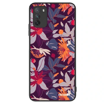 Etui na Xiaomi Poco M3 - Purple Leaf