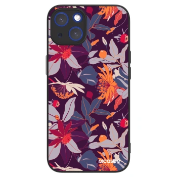 Picasee ULTIMATE CASE na Apple iPhone 14 - Purple Leaf