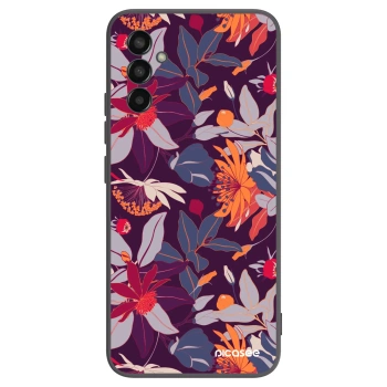 Etui na Samsung Galaxy M13 M135F - Purple Leaf