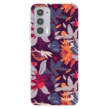 Etui na Motorola Edge 20 - Purple Leaf
